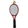 thumbnail image 2 of Old World Christmas Ornaments Red Tennis Racquet Glass Blown Ornaments for Christmas Tree, 2 of 6