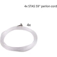 thumbnail image 3 of STAS Perlon Cord with Cobra - 4x 59 cord - Picture Hanging System - Photo Rail System - Hanging Cord - For Multiple STAS Rails, 3 of 8