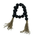 thumbnail image 2 of (3 pack) Mainstays Indoor Oriental Minimalist Tabletop Home Décor Made of Wood Color Black 1" Beads, 2 of 6