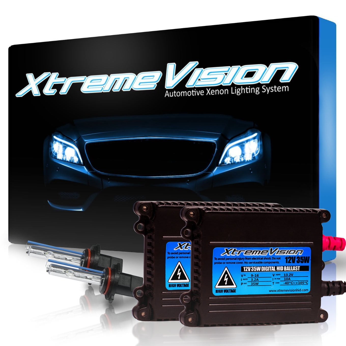 XENTRONIC 35W Digital HID Xenon Slim Conversion Kit 55W H4 H7 H10 H11 H13 9006 