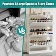 thumbnail image 6 of FANRAL Shoe Storage Cabinet for Entryway,White Shoe Cabinet Storage with 3 Flip Drawers,Shoe Cabinet for Entryway Slim Space,3 Tier White Shoe Cabinet Freestanding Wood Shoe Rack for Entryway,Hallway, 6 of 8