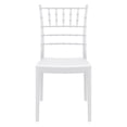 thumbnail image 3 of Compamia Josephine Chaise de Salle à Manger de Patio Blanche, 3 of 11