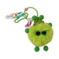 thumbnail image 4 of Llavero de peluche, decoración para mochila, divertido bolso colgante, regalo, llavero para coche Verde, 4 of 9