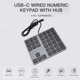 thumbnail image 3 of Teclado Numérico, Teclado Numérico Con Cable 5Gbps 34 Teclas HUB Plug And Play Para Computadora Portátil, 3 of 7