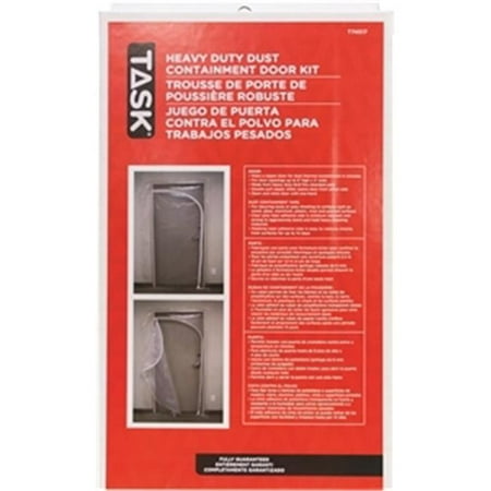 task t74517 heavy duty dust containment door kit, for use with up to 8 ft h x 4 ft w door