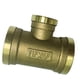 thumbnail image 5 of Rosca en T Adaptador de conector de latón completo Accesorios de tubería Piezas Adaptador de plomería DN15 x DN25 Cola Adaptador de rosca de latón de 3 vías, 5 of 8