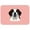 Pink, variant on Carolines Treasures  Checkerboard Pink Saint Bernard Mouse Pad- Hot Pad Or Trivet