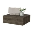 thumbnail image 5 of Dark Brown Wall-Mounted Floating Nightstand, 5 of 6