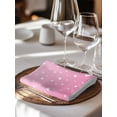 thumbnail image 6 of Valentine's Day Cloth Napkins Set of 4 Reusable Dinner Napkins, Ombre Pink Love Romantic Cocktail Napkin Washable Table Napkins for Wedding/Holiday Party/Baby Shower 20"x20", 6 of 7