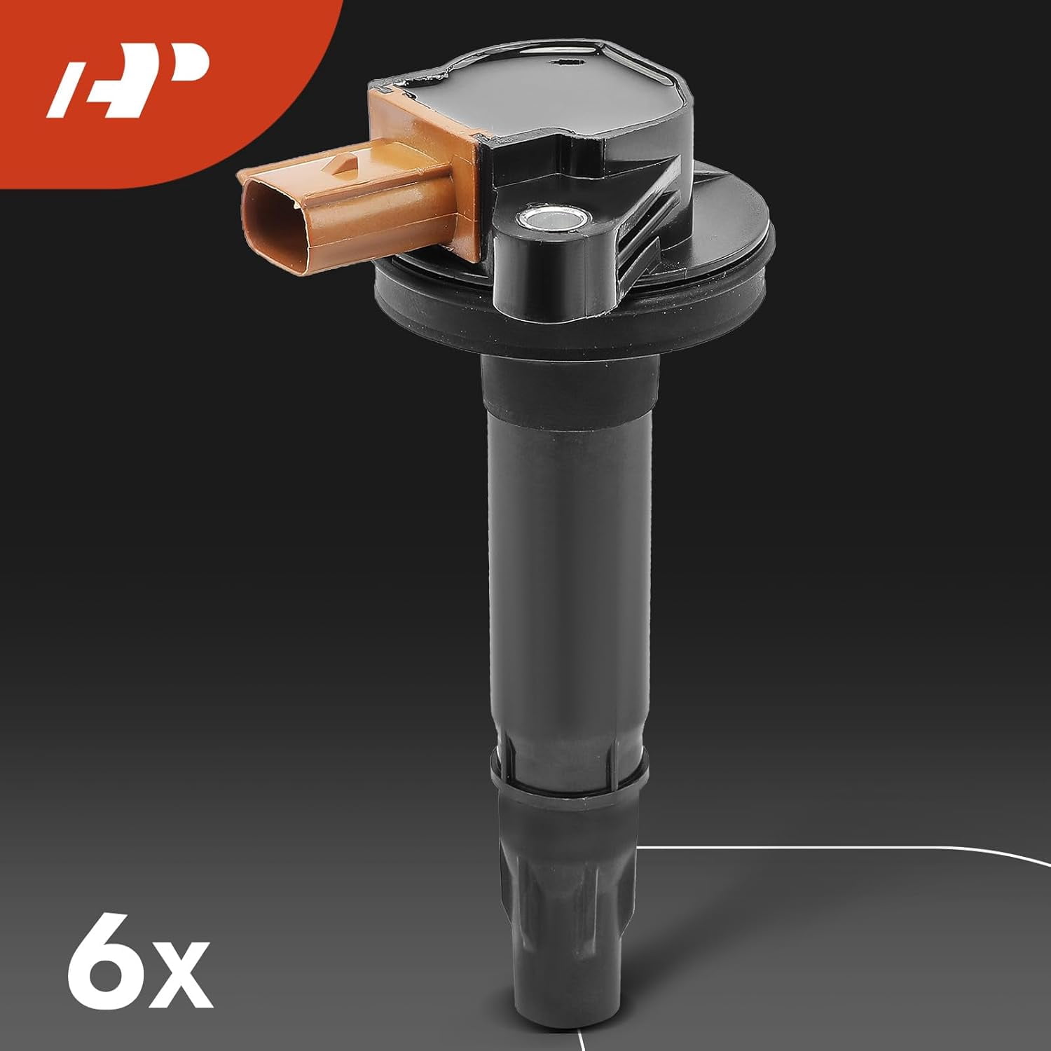 A-Premium Set of 6 Ignition Coil Pack and Iridium Spark Plugs Compatible with Ford F-150 F150, Explorer, Transit-150, Taurus, Expedition, Flex, Police Interceptor Sedan & Lincoln Navigator, MKS, MKT