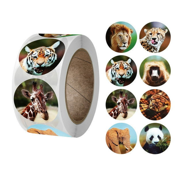 maskred Sticker Tape Cartoon Animal Stick Tape DIY Scrapbooking Photo Album Decorative Sticker Diary Supplies