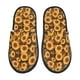 thumbnail image 1 of Fotbe Vintage Brown Plaid Sunflower Pantuflas Peludas para Mujer con Estampado, Zapatillas de Peluche, Zapatos de Invierno para Casa, Uso Interior y Exterior-Large, 1 of 8