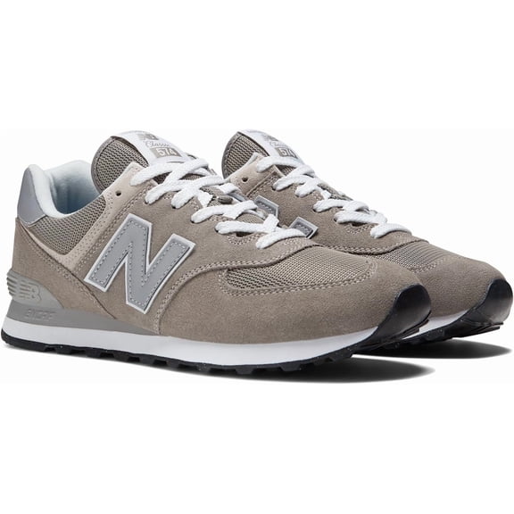 New Balance ML574EVG: Men's 574 V1 Core, GREY/WHITE, WIDE