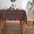 thumbnail image 3 of Rectangle Table Cloth, Walker Clan Plaid Scottish Kilt Tartan Resistant Washable Tablecloth Decorative Table Cover for Dining, Indoor and Outdoor, 3 of 6