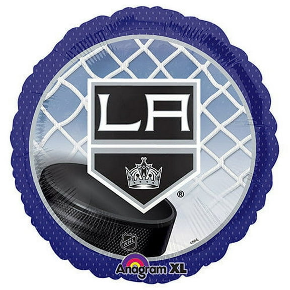 18 inch NHL Los Angeles Kings Hockey Team Anagram Foil Mylar Balloon - Party Supplies Decorations