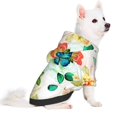 thumbnail image 2 of Fotbe Floral Vintage Sudadera con Estampado para Perros Pequeños – Suéter con Capucha para Mascotas, Tela Suave de Forro Polar con Bolsillo-Small, 2 of 7