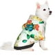 thumbnail image 2 of Fotbe Floral Vintage Sudadera con Estampado para Perros Pequeños – Suéter con Capucha para Mascotas, Tela Suave de Forro Polar con Bolsillo-X-Small, 2 of 7