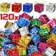 thumbnail image 2 of 6-120 piezas de mini cajas de regalo de espuma navideña, adornos navideños, regalos, colgantes para árbol de Navidad, suministros de decoración para fiestas navideñas, 2 of 5