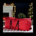thumbnail image 5 of Bolsa de áRbol de Navidad Bolsa de Almacenamiento de DecoracióN de Navidad Plegable de Tela Oxford para Guardar Utensilios de Navidad RectáNgulo Rojo, 5 of 5