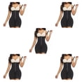 thumbnail image 3 of Qarigey Body para mujer, levantador de Control de glúteos y caderas, ropa moldeadora de cintura alta de compresión adelgazante, tres pechos Type2 NO2, 3 of 6