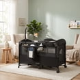 thumbnail image 2 of Moveasy Baby Bassinet, Playard with Changing Station, Adjustable Height, Foldable Design, Black, 2 of 6