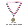 thumbnail image 3 of Bowling Medals Zinc Alloy Sports Awards with Neck Ribbon 2Pcs for Parties, 3 of 5