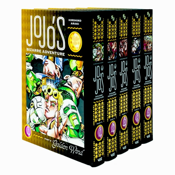 Jojos Bizarre Adventure Part 5 Golden Wind Series 5 Books Collection Set By Hirohiko Araki 7461
