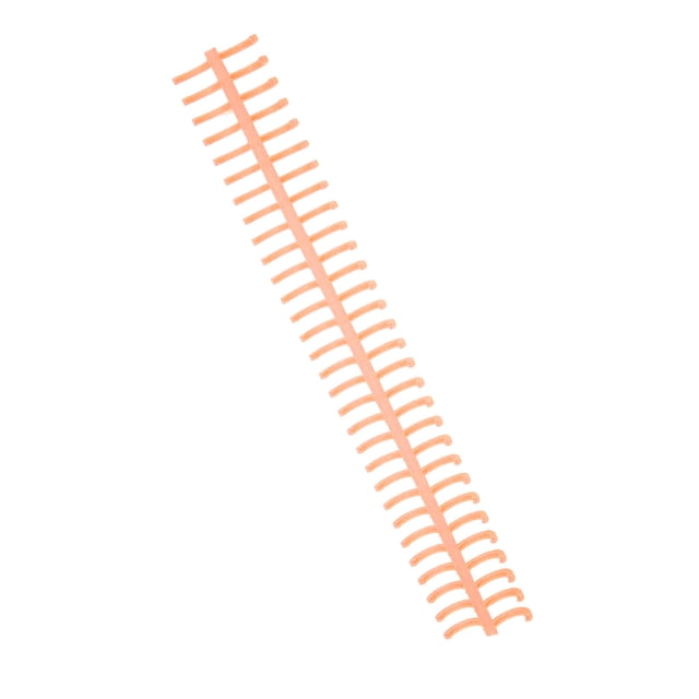 Sheet Binding Comb, 16mm Inner Diameter Spiral Binding Coil For Paper Orange