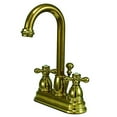 thumbnail image 1 of Kingston Brass Restoration Two Handle 4" Centerset Lavatory Faucet with Retail Pop-up, 1 of 2
