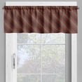 thumbnail image 4 of Ambesonne Retro Valance & Curtain, Nostalgic Polka Dots Funk, 55"x30", Dark Brown Vermilion, 4 of 6