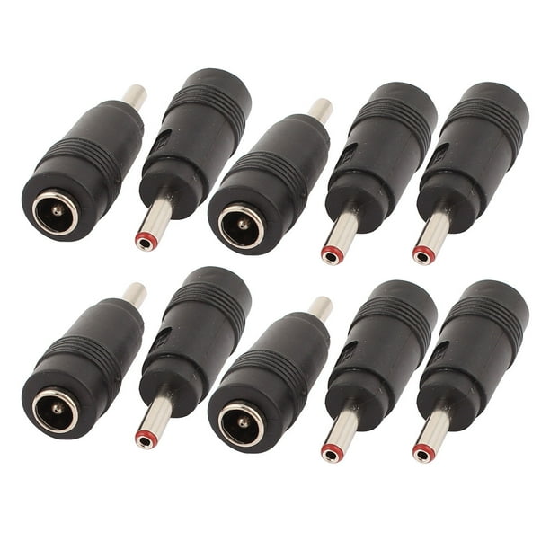 10pcs DC Power 3.5x1.5mm Male to 5.5x2.5mm Female Plug Jack Adapter
