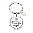 thumbnail image 2 of Bluelans Key Chain Eco-friendly English Letter Printed - Stainless Steel DIY Car Keyring Accessories for Gift, 2 of 8