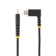 thumbnail image 2 of StarTech.com 6ft (2m) Durable USB-C to Lightning Cable, Black, Black, 2 of 4