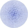 thumbnail image 1 of Ahgly Company Indoor Round Patterned Lavender Blue Area Rugs, 4' Round, 1 of 6
