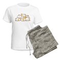 thumbnail image 5 of CafePress - Kawaii Hamster Pile Pajamas - Women's Short Sleeve Print T-Shirt and Pants Light Cotton Pajama Set, 5 of 7