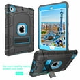 thumbnail image 3 of iPad mini Case; iPad mini 2 Case, iPad mini 3 Case, Dteck Shockproof Stand Kids Case Protective Cover, Black / Blue, 3 of 6