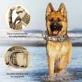 thumbnail image 4 of Queilt 2pcs M Tactical Dog Collar with Control Handle Adjustable Military Nylon Collar, Metal Buckle, Padded for Medium Large Dogs, Hunting Training/Outdoor, 4 of 4