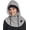 Gray, variant on Balaclava Fleece Ski for Women Men Youth, Warm Sherpa Hood Windproof Scarf Hood for Winter