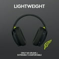 Logitech G435 LIGHTSPEED and Bluetooth Wireless Gaming Headset Lightweight overear headphones