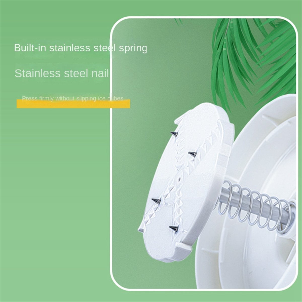 Ice Shaver Machine Portable Ice Crusher with 3 Ice-Cube Trays for Home Outdoors Use