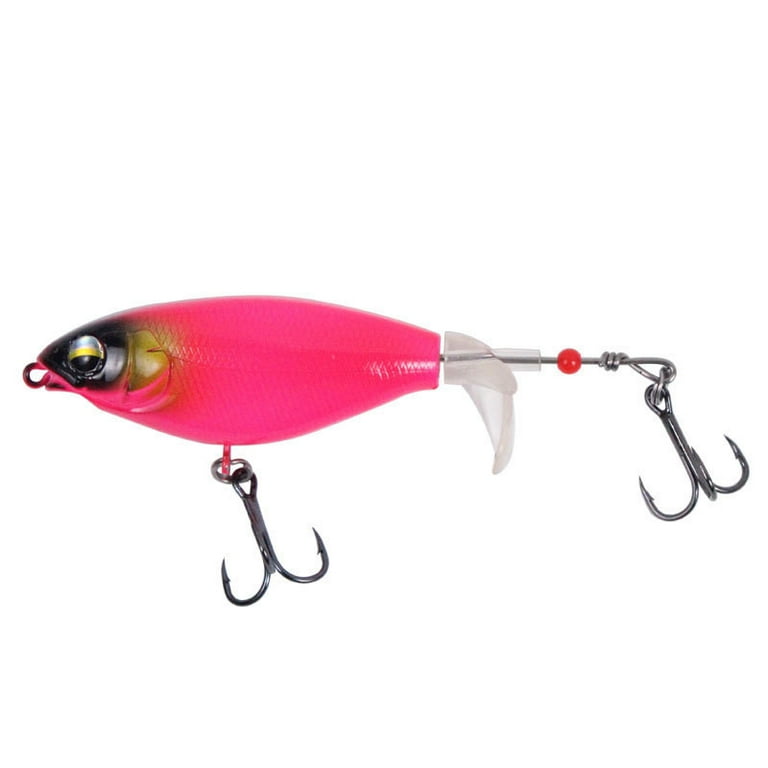 Toyella Water Surface Propeller Tractor Long-range Floating Water Pencil  Perch Bionic Fake Bait 1color 8cm 10g 