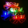 2025 Christmas Glasses Sequin 3 Flashing Modes LED Light Up 2025 New