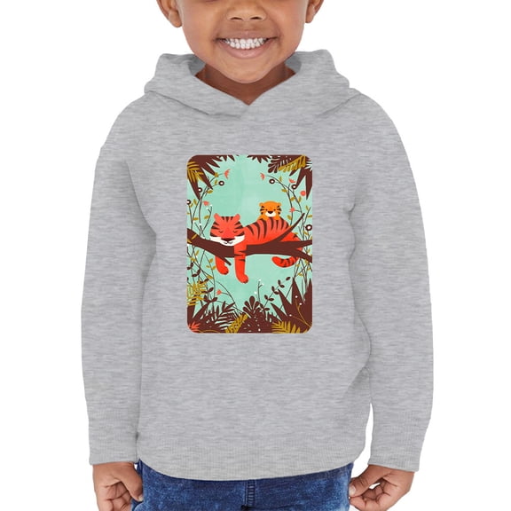 Image Conscious Sleeping Tiger Mom Hoodie Toddler -Jay Fleck Designs, Unisex Casual Fit