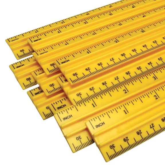 Ruler, Plastic Scale, Pack of 12