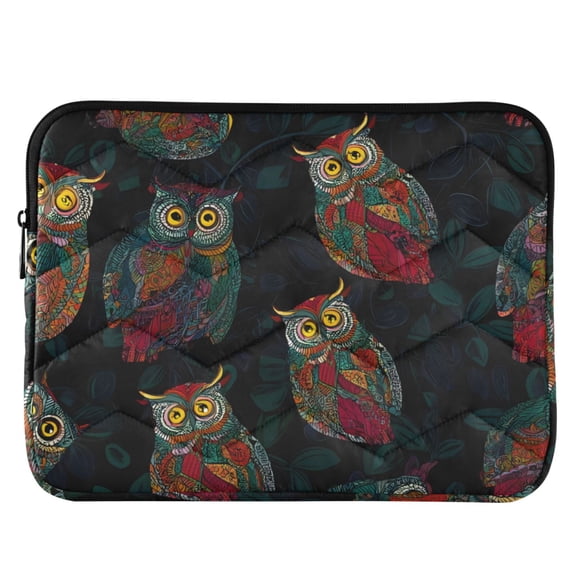 ALAZA Vintage Owls Pattern Laptop Sleeve Case for 13-14 Inch Computer Cover Bag Medium