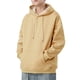thumbnail image 1 of pstuiky camisetas de manga larga para hombre, Sudadera con capucha de piel de cordero para hombre, color liso, terciopelo grueso, manga larga, cordón ajustable y bolsillo Tops casuales para hombres m, 1 of 2