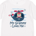 thumbnail image 4 of Inktastic Grammy Loves Me Grandson Bear Boys Long Sleeve Toddler T-Shirt, 4 of 5