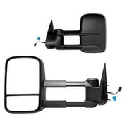 K-Source  Heated Foldaway Driver & Right Handle Power Towing Mirrors for 2003-2006 Cadillac Escalade