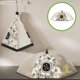 thumbnail image 4 of Cubierta para comida de cocina Mesa de tela de tienda – Funda de mesa plegable aislante térmicamente, blanca, de varios tamaños, lavable contra el polvo contra insectos, 1 pack, 4 of 9
