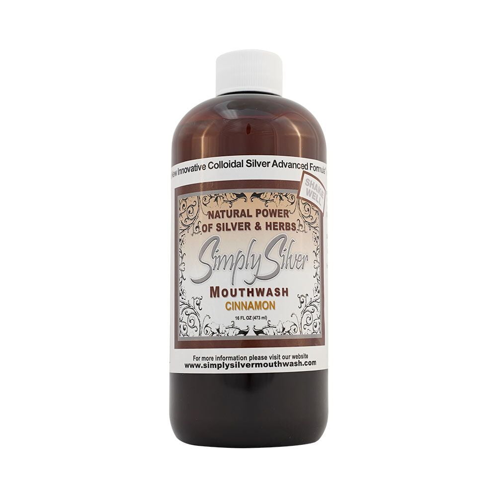 Simply Silver Mouthwash Cinnamon 16 Ounce